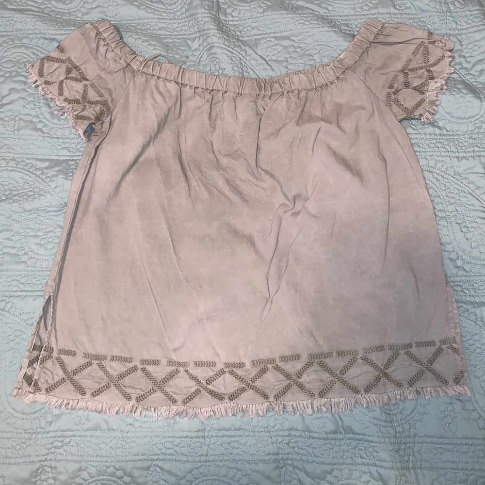 Off the shoulder top